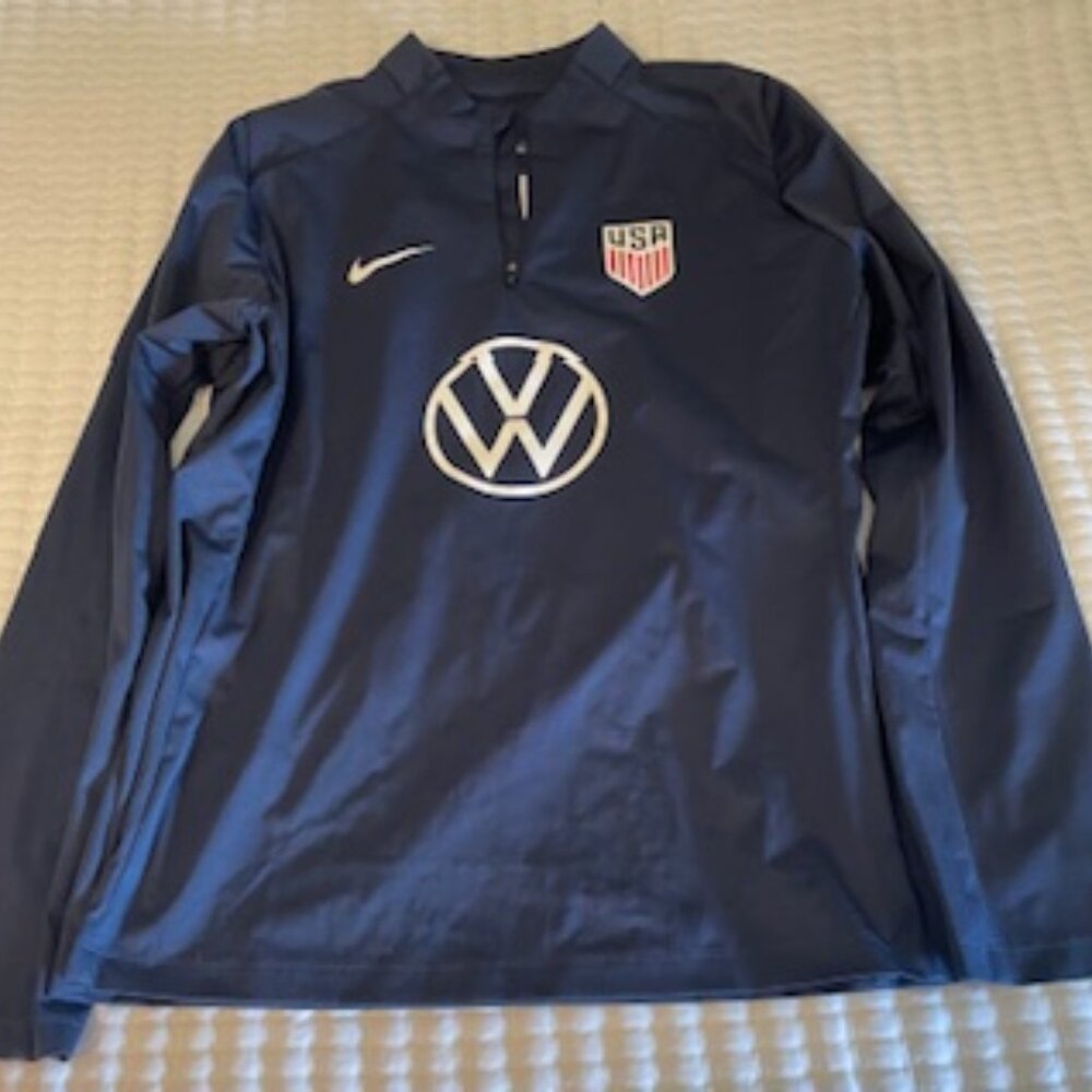 Nike Women's USMNT Storm-Fit Soccer Drill top.
